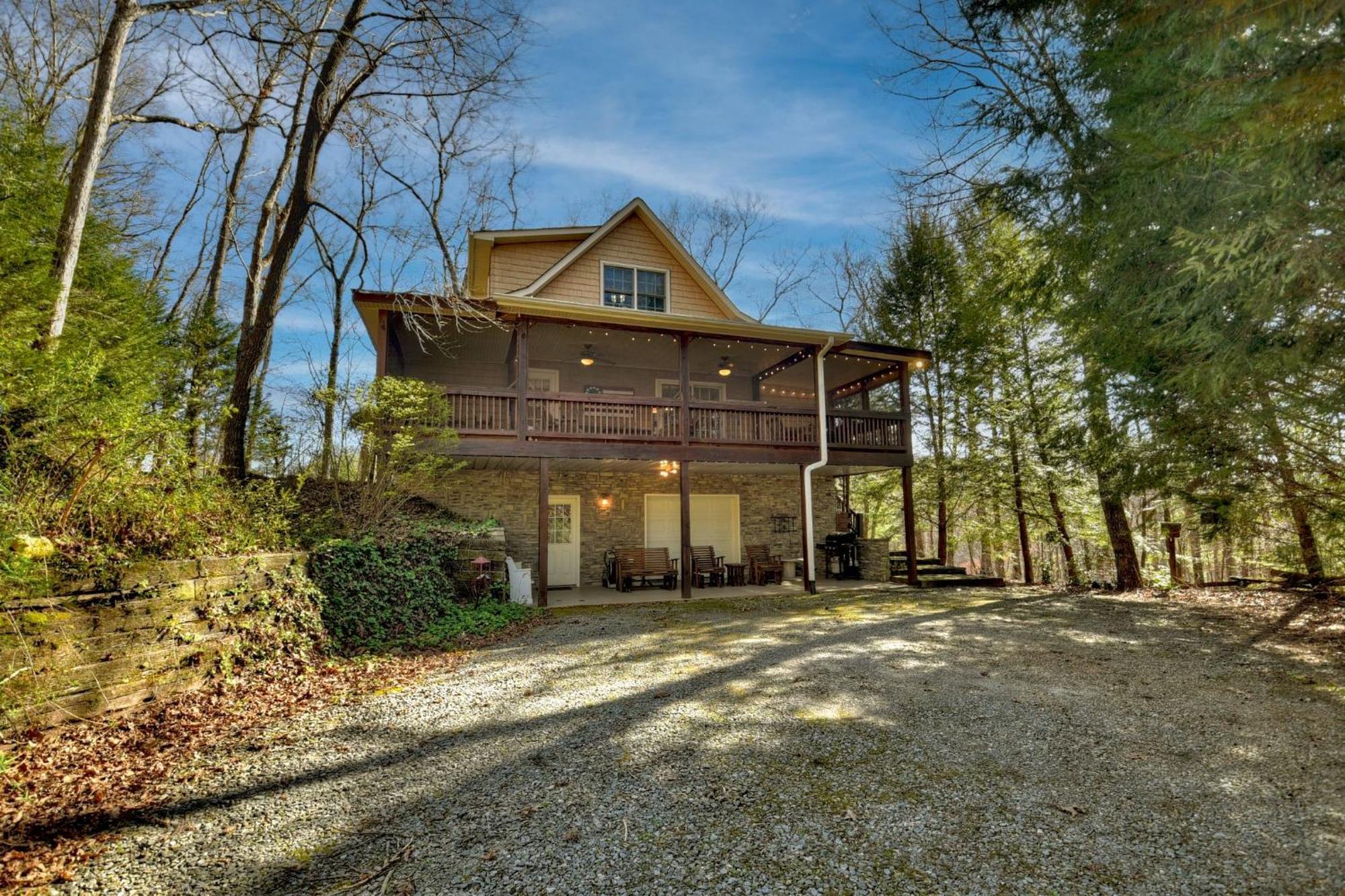 Southern Living Cottage Cozy Up By The Fire Relax On The Porch And Enjoy Peaceful Surroundings 블루리지 외부 사진